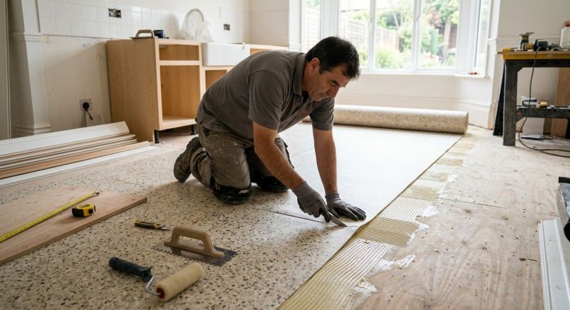 Linoleum Floor Installation in Caddo Mills, TX