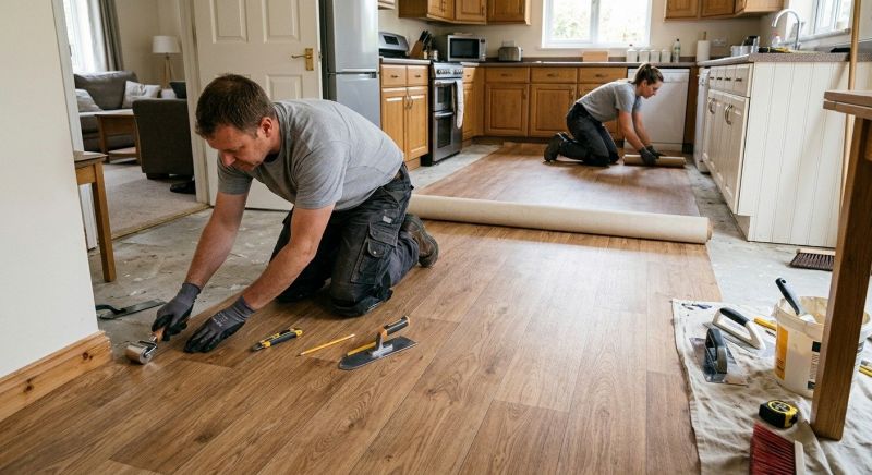Linoleum Floor Installation in Terrell, TX