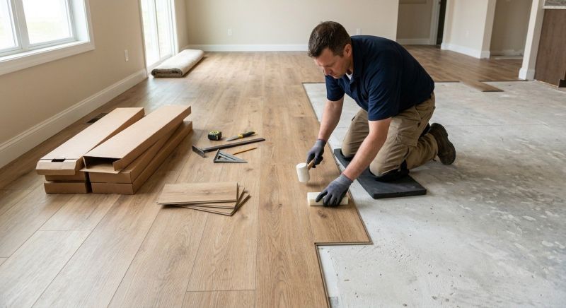 Lvt Flooring Installation in Rockwall County, TX