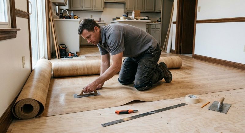 Sheet Flooring Installation in Terrell, TX