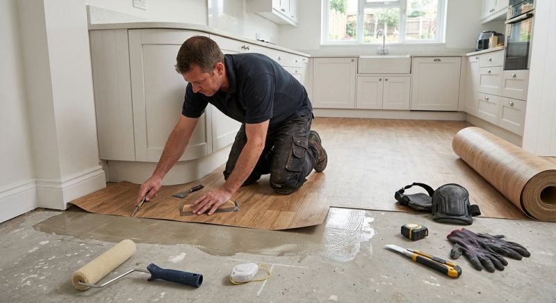 Sheet Linoleum Installation in Sachse, TX
