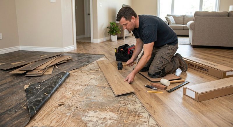 Vinyl Flooring Installation in Rockwall, TX