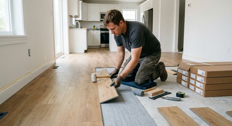 Vinyl Plank Floor Installation in Terrell, TX